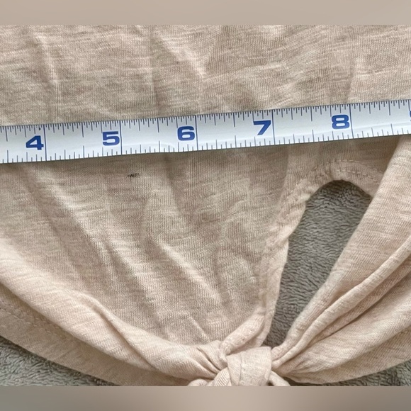 Democracy Womens XL Llama Graphic Tie Front Short Sleeve Tee - Picture 10 of 10